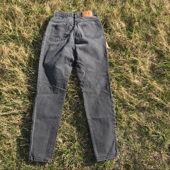 Sold🦋Vintage 90s Black Washed High Waist Mom Jean - Picture 3 of 5